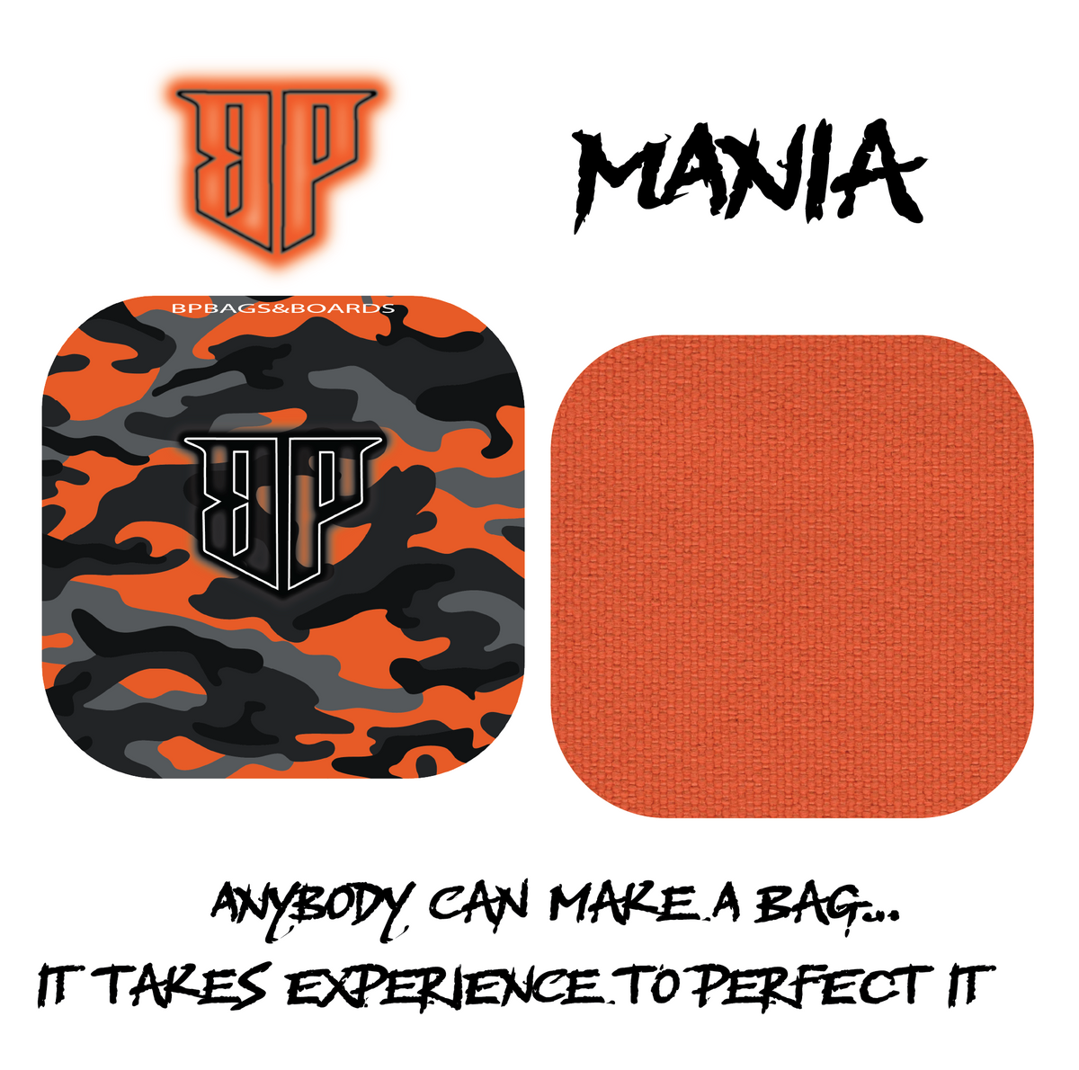 BP Mania Camo Backyard Cornhole Bags