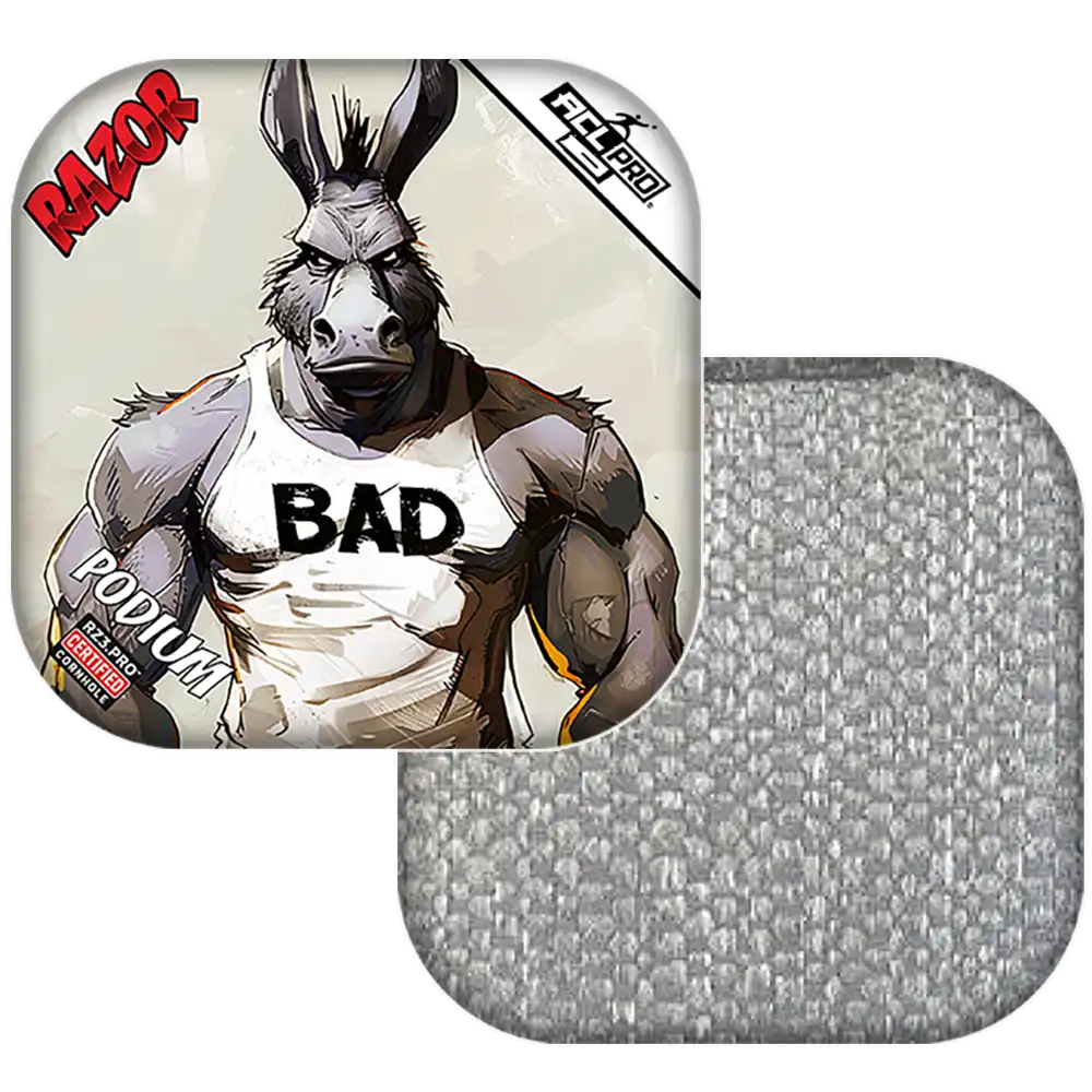 Podium | Bad Ass Muscles | ACL PRO Razor Cornhole Bags
