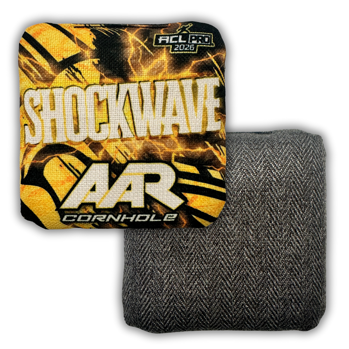 2026 AAR Shockwave Cornhole Bags - Lightning Edition - ACL Pro Stamped - SET OF 4