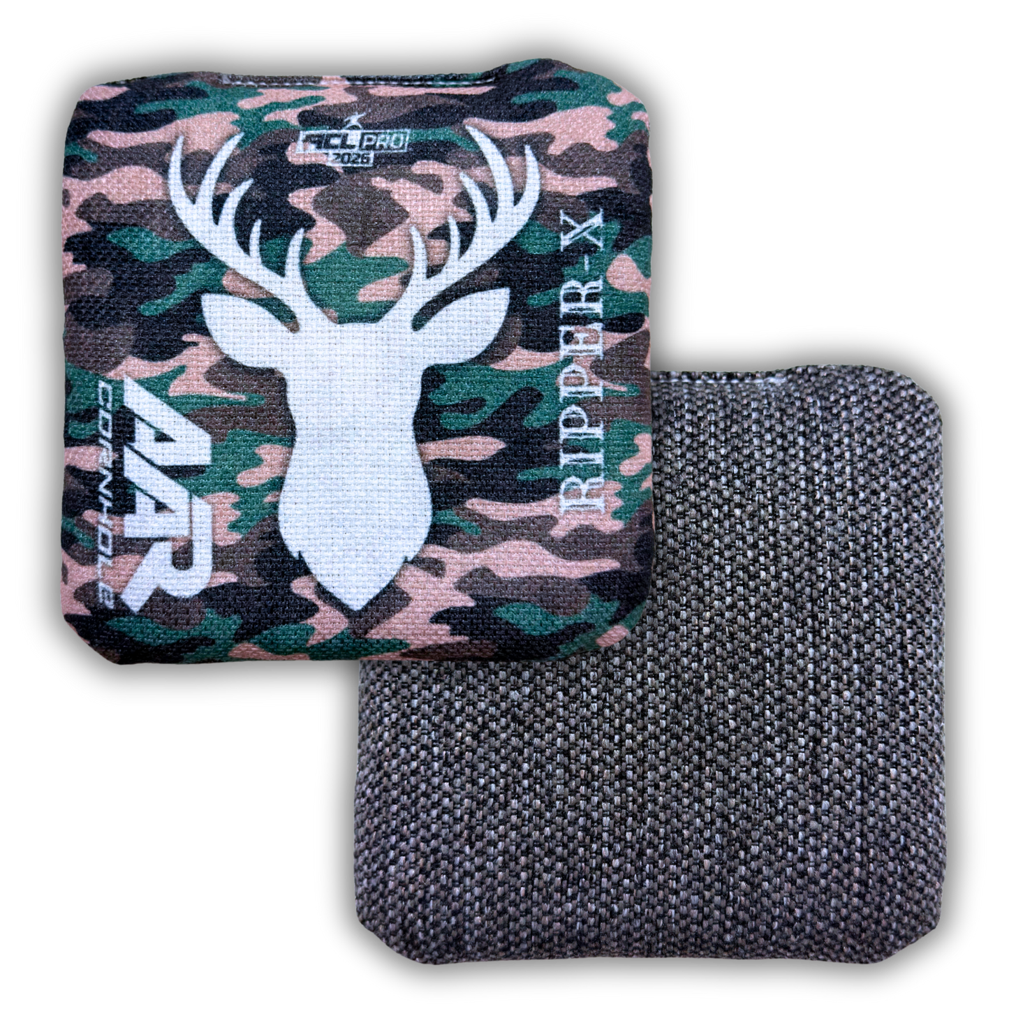 2026 AAR Ripper-X Cornhole Bags - Camo Edition - ACL Pro Stamped - SET OF 4