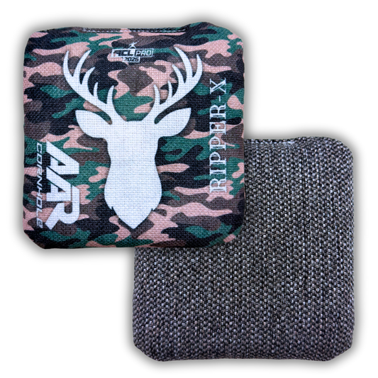 2026 AAR Ripper-X Cornhole Bags - Camo Edition - ACL Pro Stamped - SET OF 4