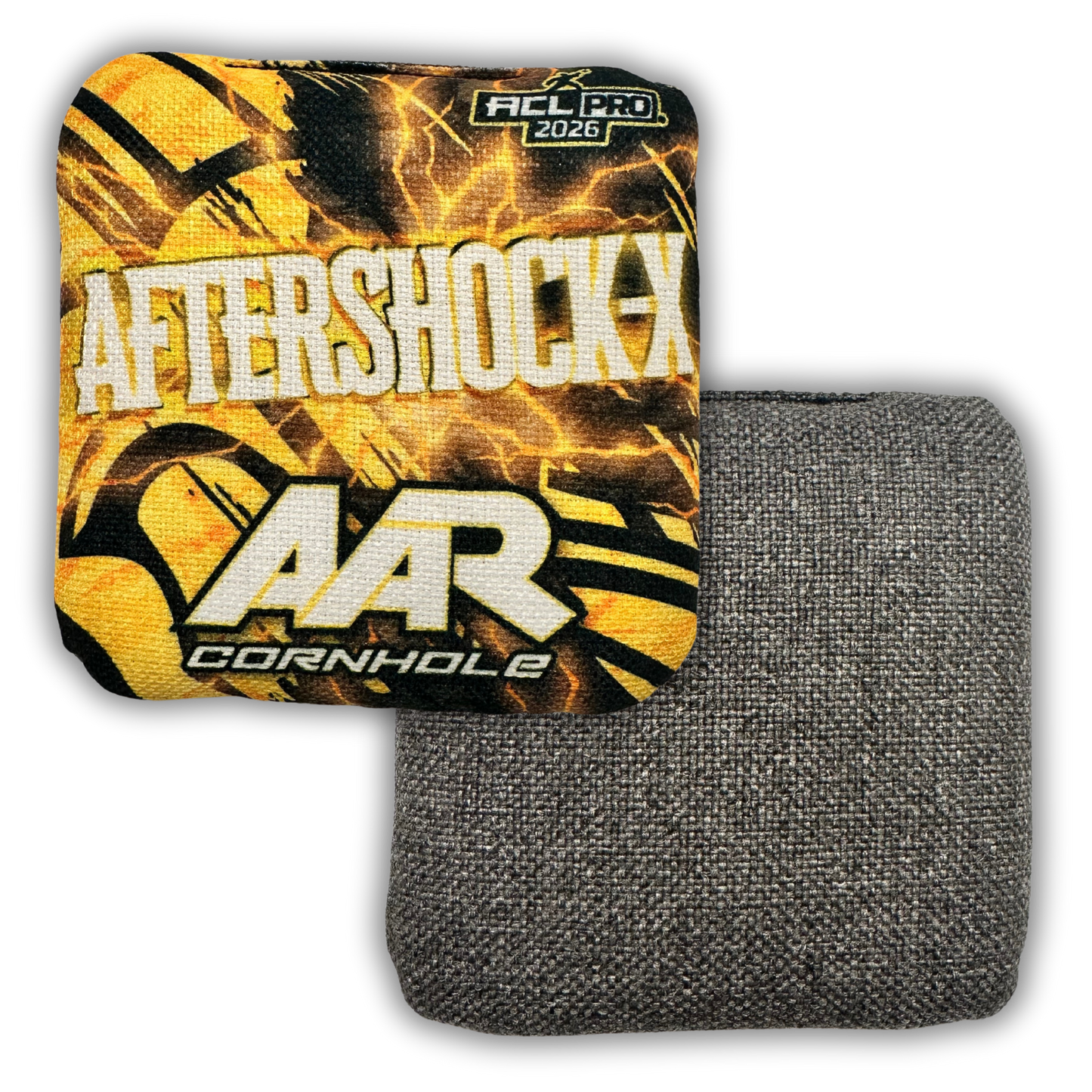 2026 AAR Aftershock-X Cornhole Bags - Lightning Edition - ACL Pro Stamped - SET OF 4
