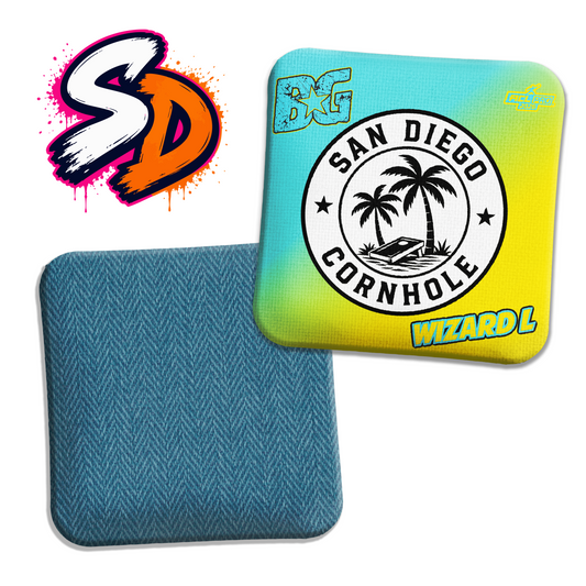 BG Cornhole - Wizard, Wizard L, Sorcerer - SDC Badge Blue and Yellow