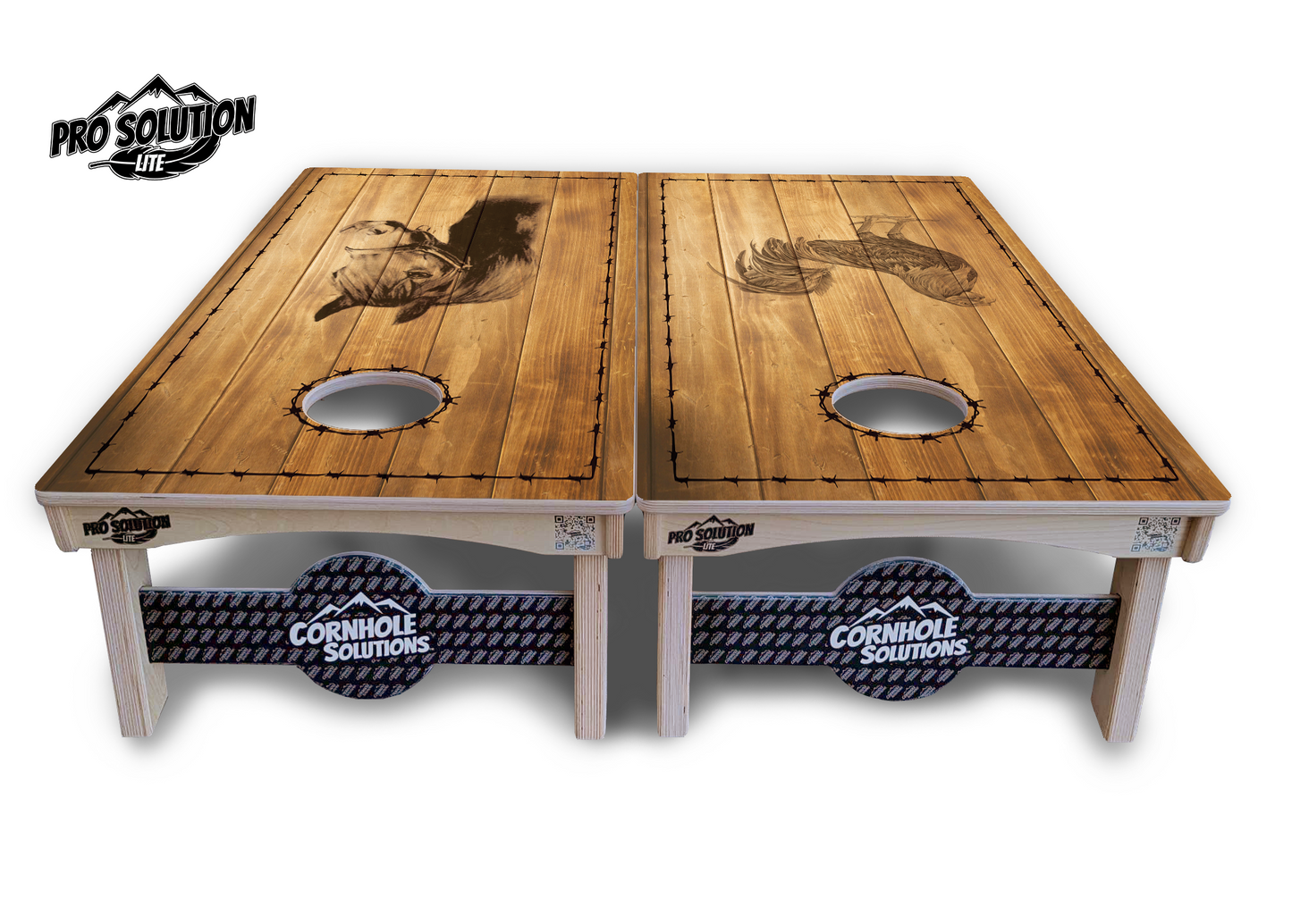 Barnyard Cornhole Boards - Pro Solution Lite Series