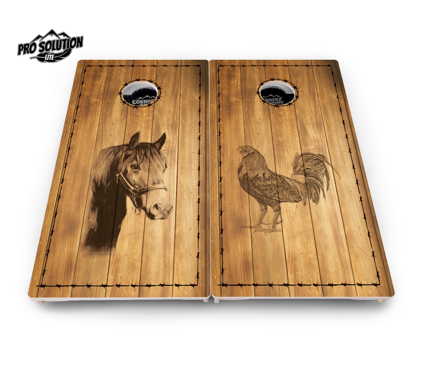Barnyard Cornhole Boards - Pro Solution Lite Series