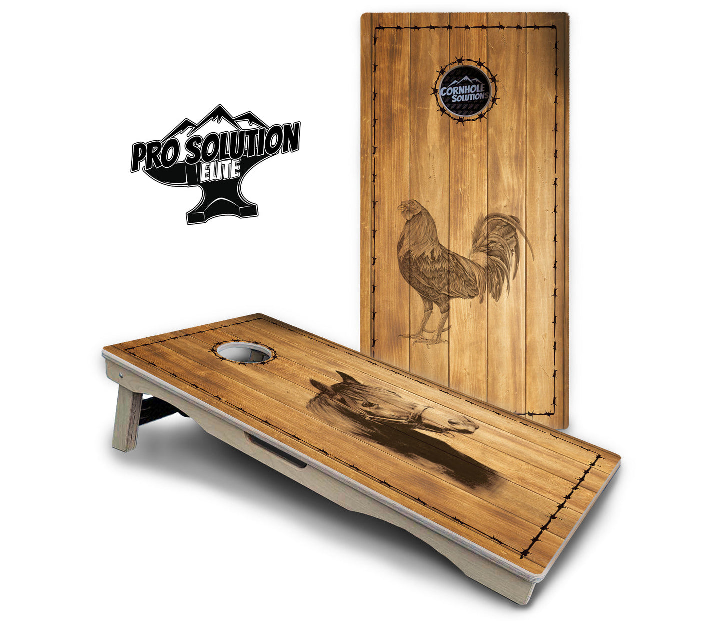 Barnyard Cornhole Boards - Pro Solution Elite Series