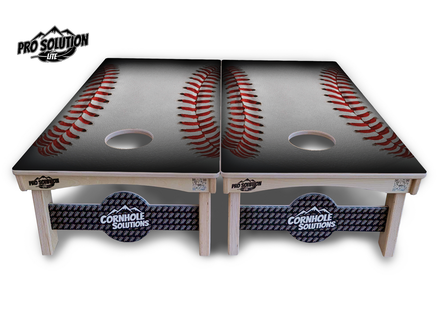 Baseball Cornhole Boards - Pro Solution Lite Series