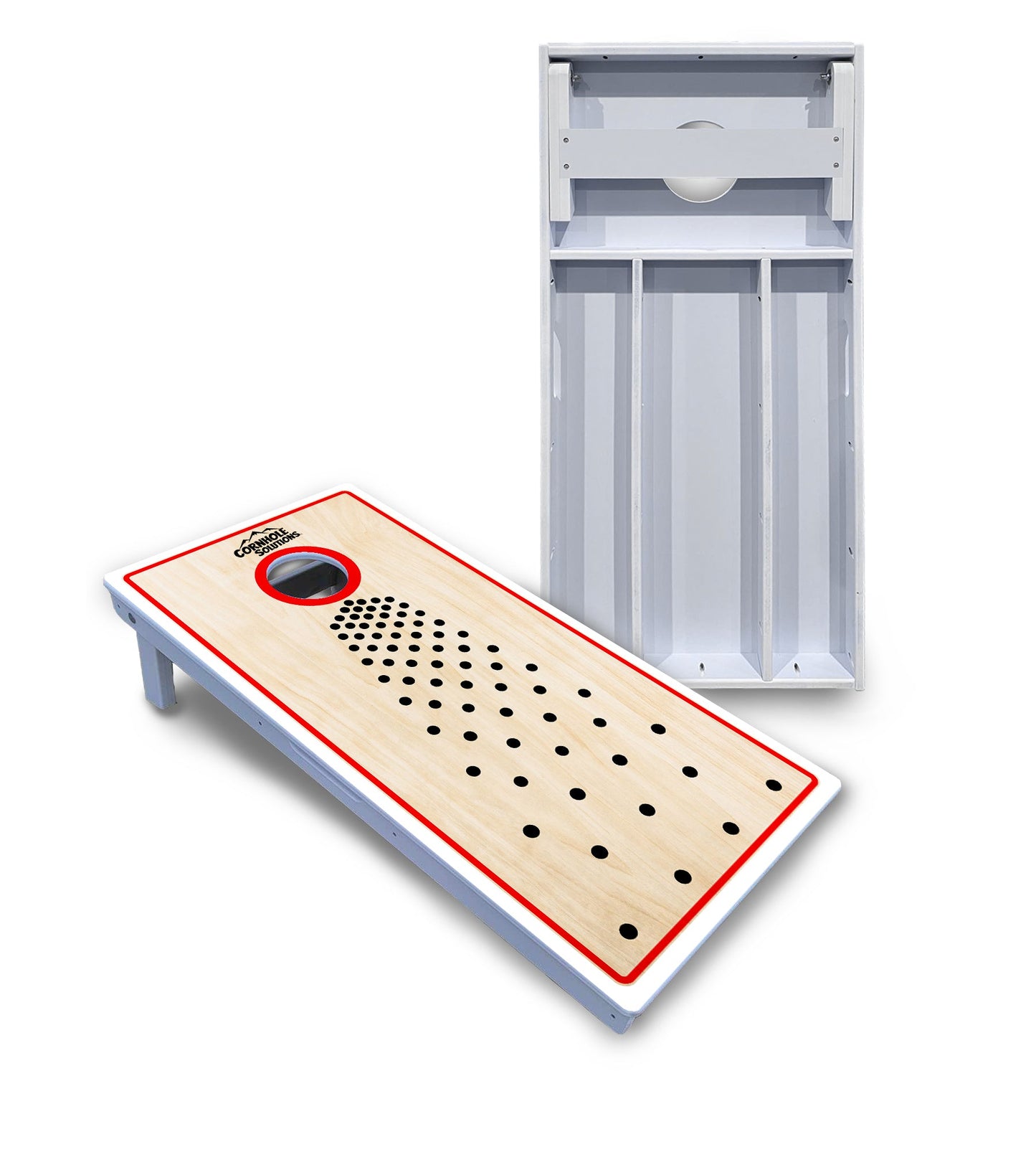 Basic Pop Dots CS Logo Cornhole Boards - All Weather Series