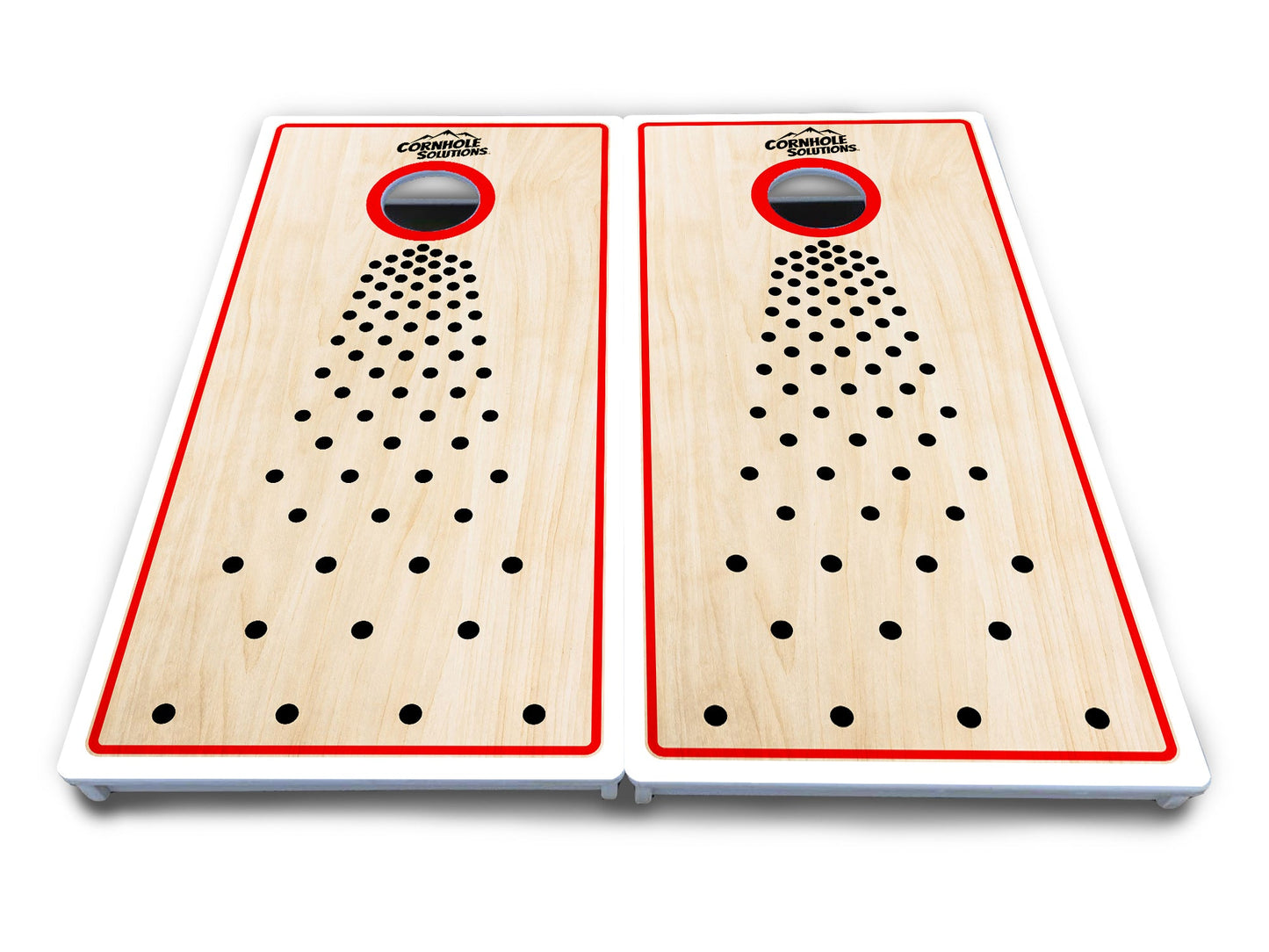 Basic Pop Dots CS Logo Cornhole Boards - All Weather Series