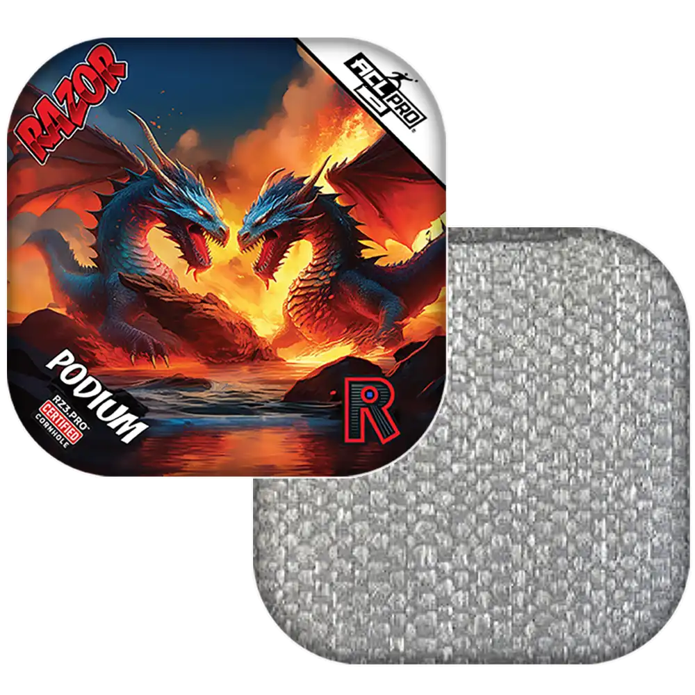 Podium | Battle Dragons | ACL PRO Razor Cornhole Bags