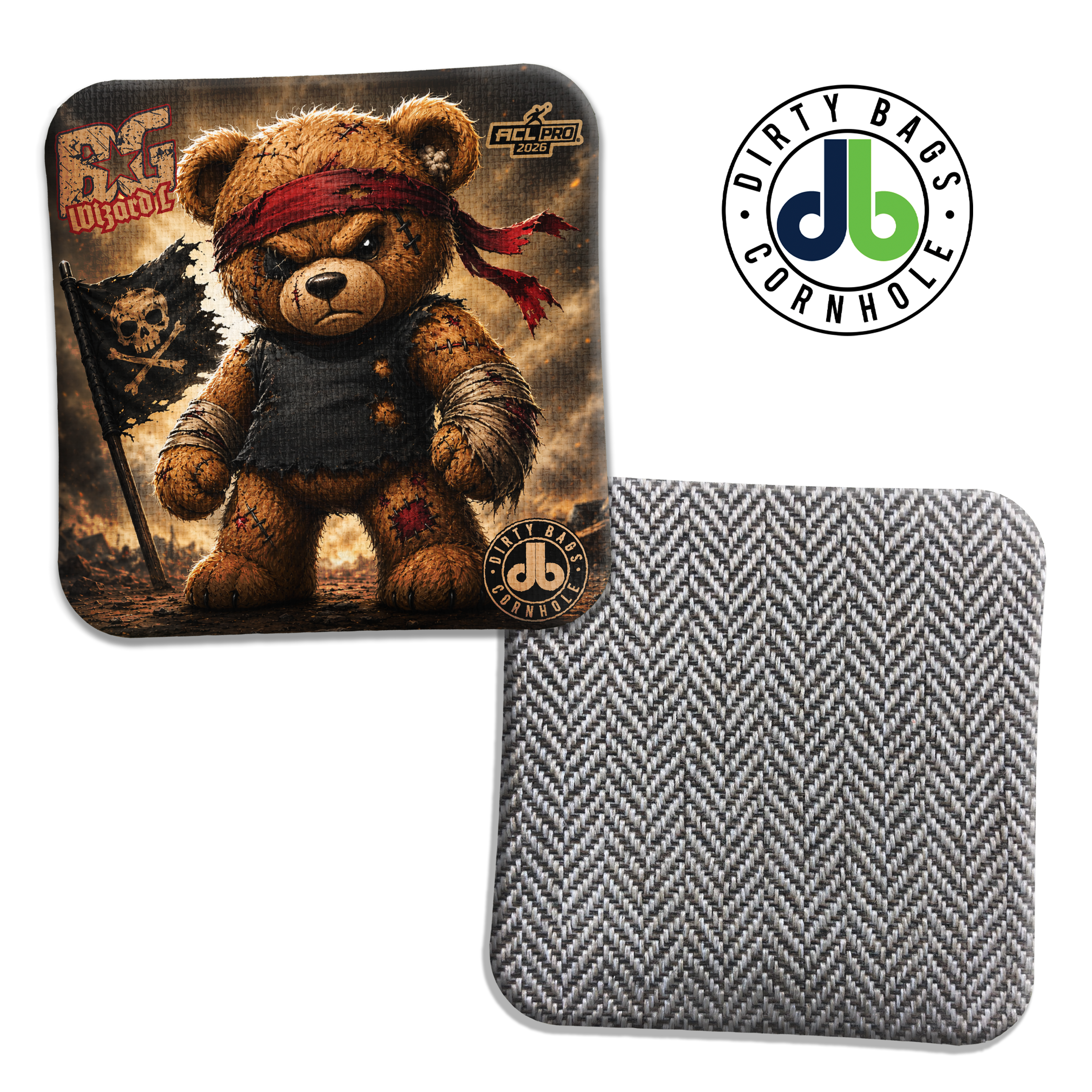 KRRD BE LUGA 65 LTD フォイルボード BG Cornhole - Wizard, Wizard L, Sorcerer - Battle Ready Teddy