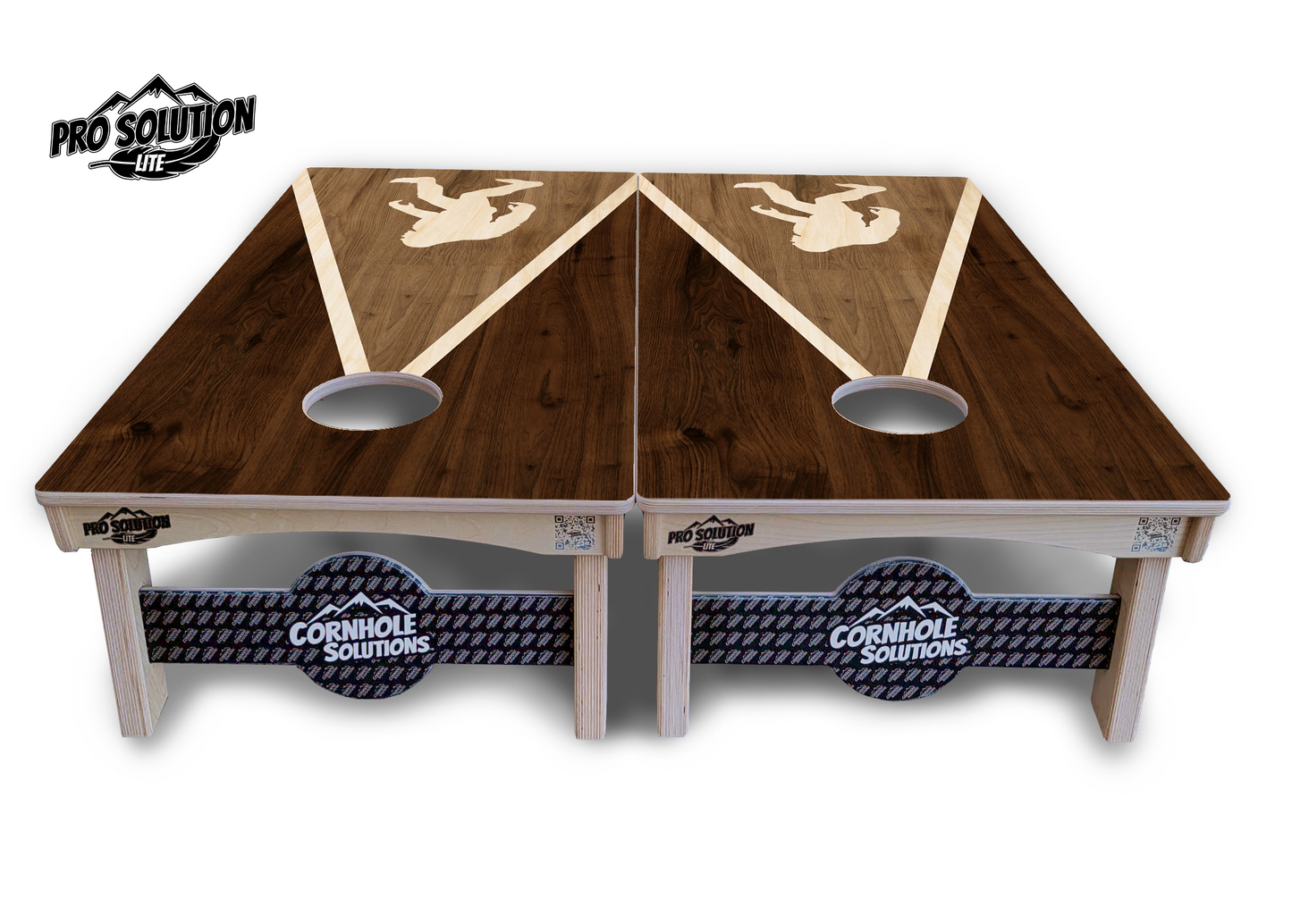 Bigfoot Triangle Cornhole Boards - Pro Solution Lite Series