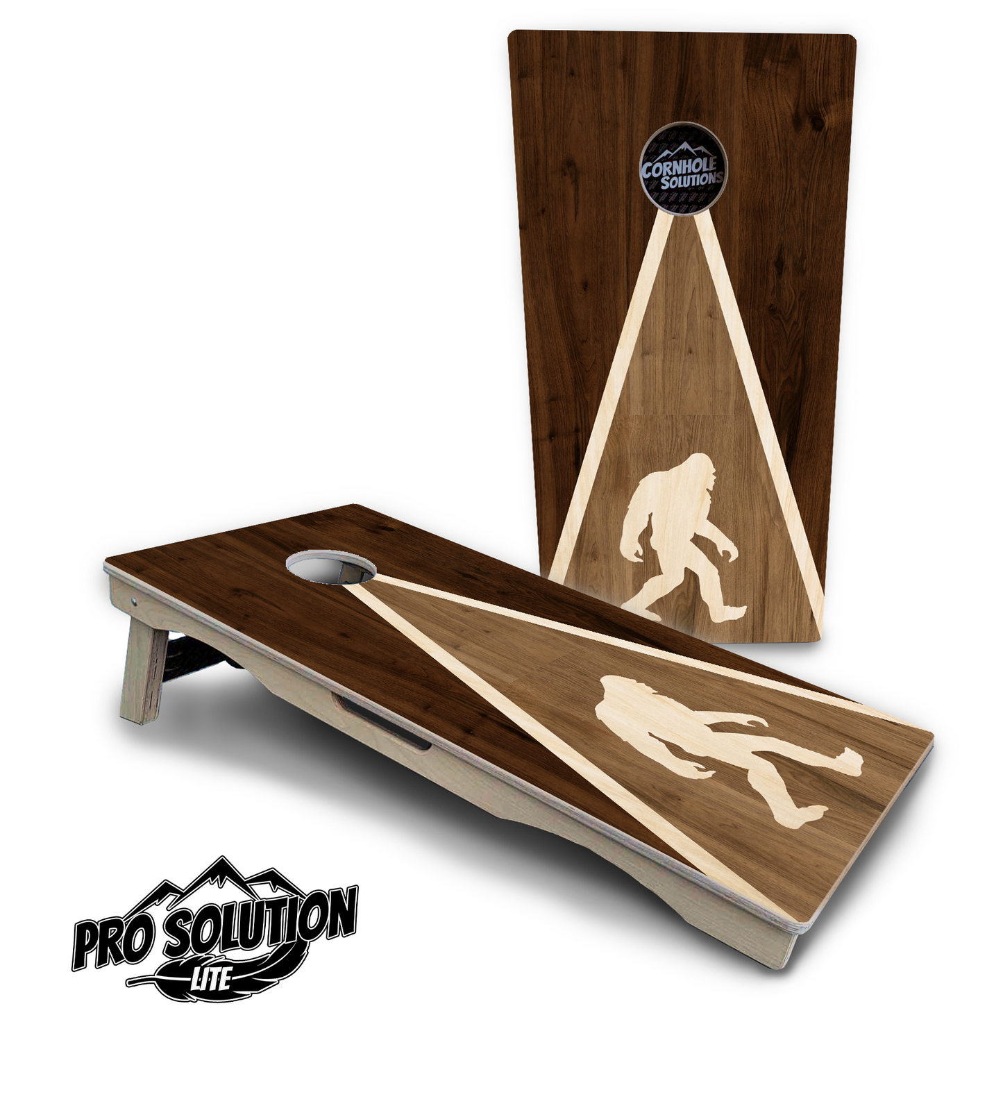 Bigfoot Triangle Cornhole Boards - Pro Solution Lite Series