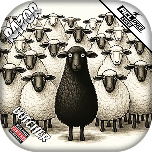 Butcher | Black Sheep | ACL PRO Razor Cornhole Bags