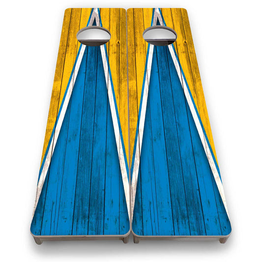 Training Skinny Boards - Sports Theme - Blue & Gold