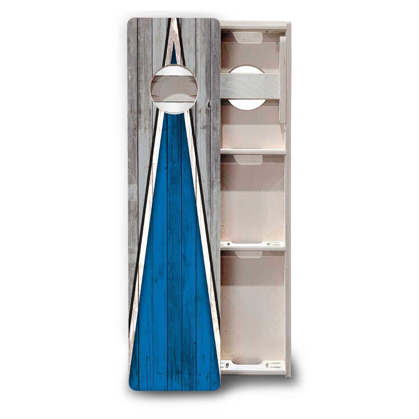 Training Skinny Boards - Sports Theme - Blue & Grey