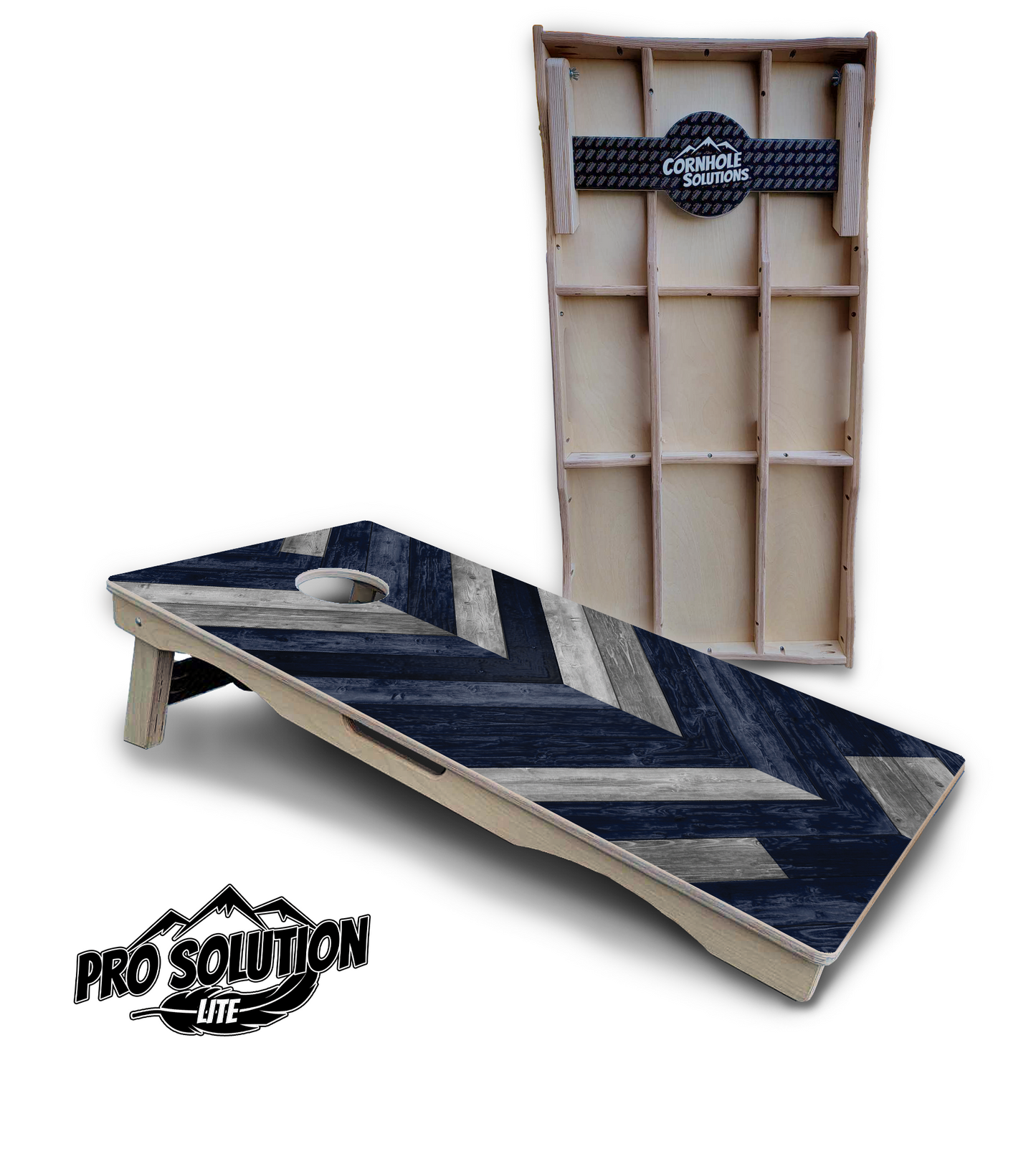 Herringbone Cornhole Boards - Pro Solution Lite Series
