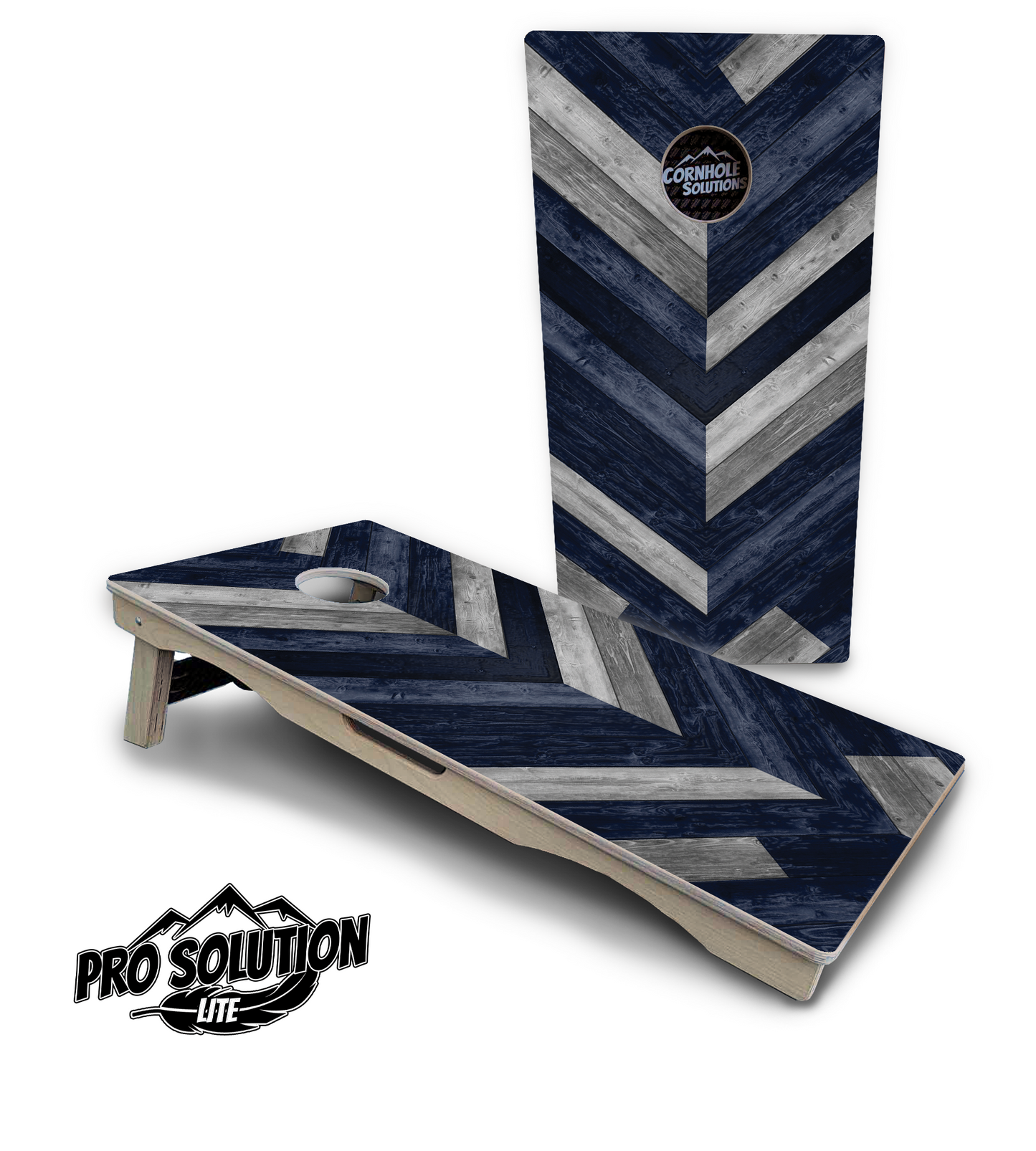 Herringbone Cornhole Boards - Pro Solution Lite Series