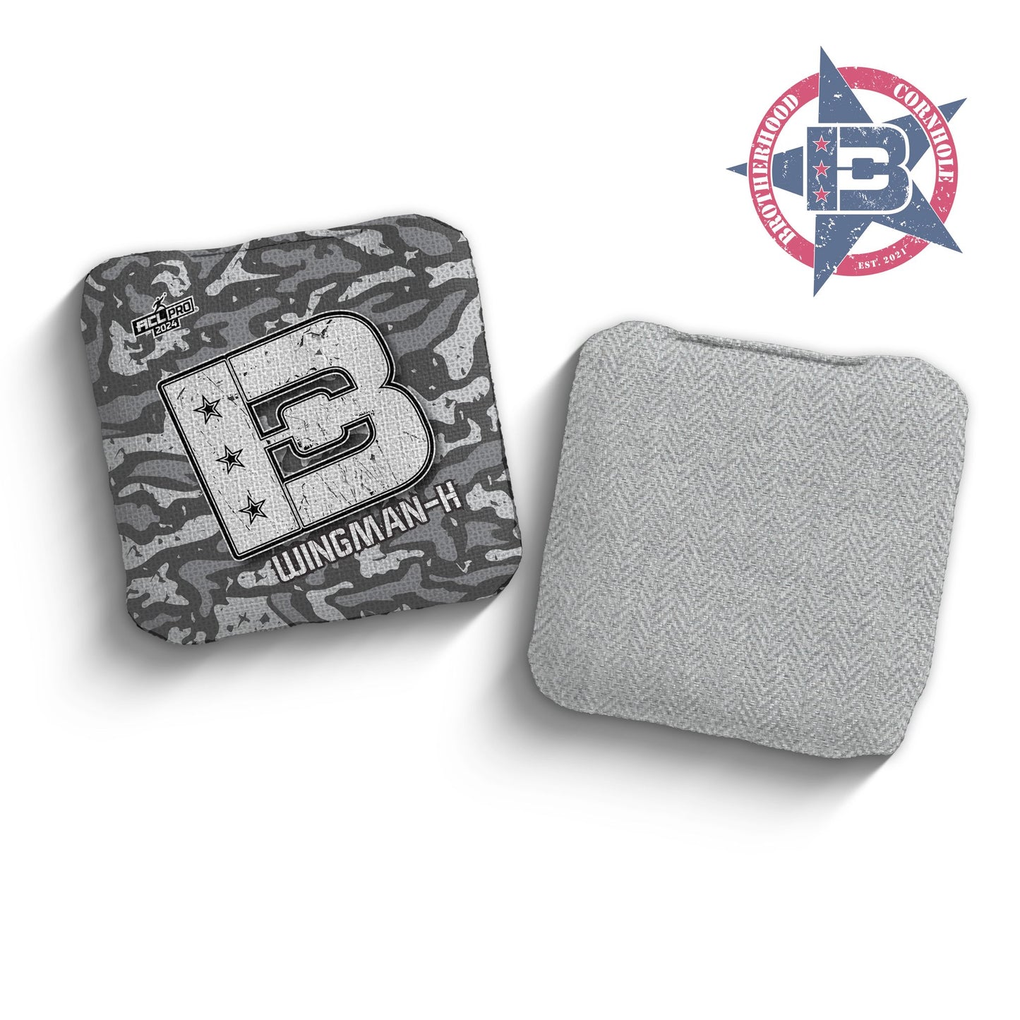 Brotherhood Cornhole Bags - Wingman Camouflage LRH Options