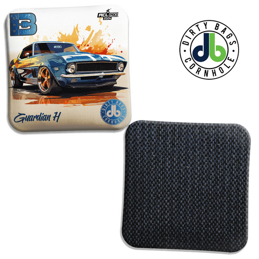 Brotherhood Cornhole Bags - Guardian - Blue Muscle Car