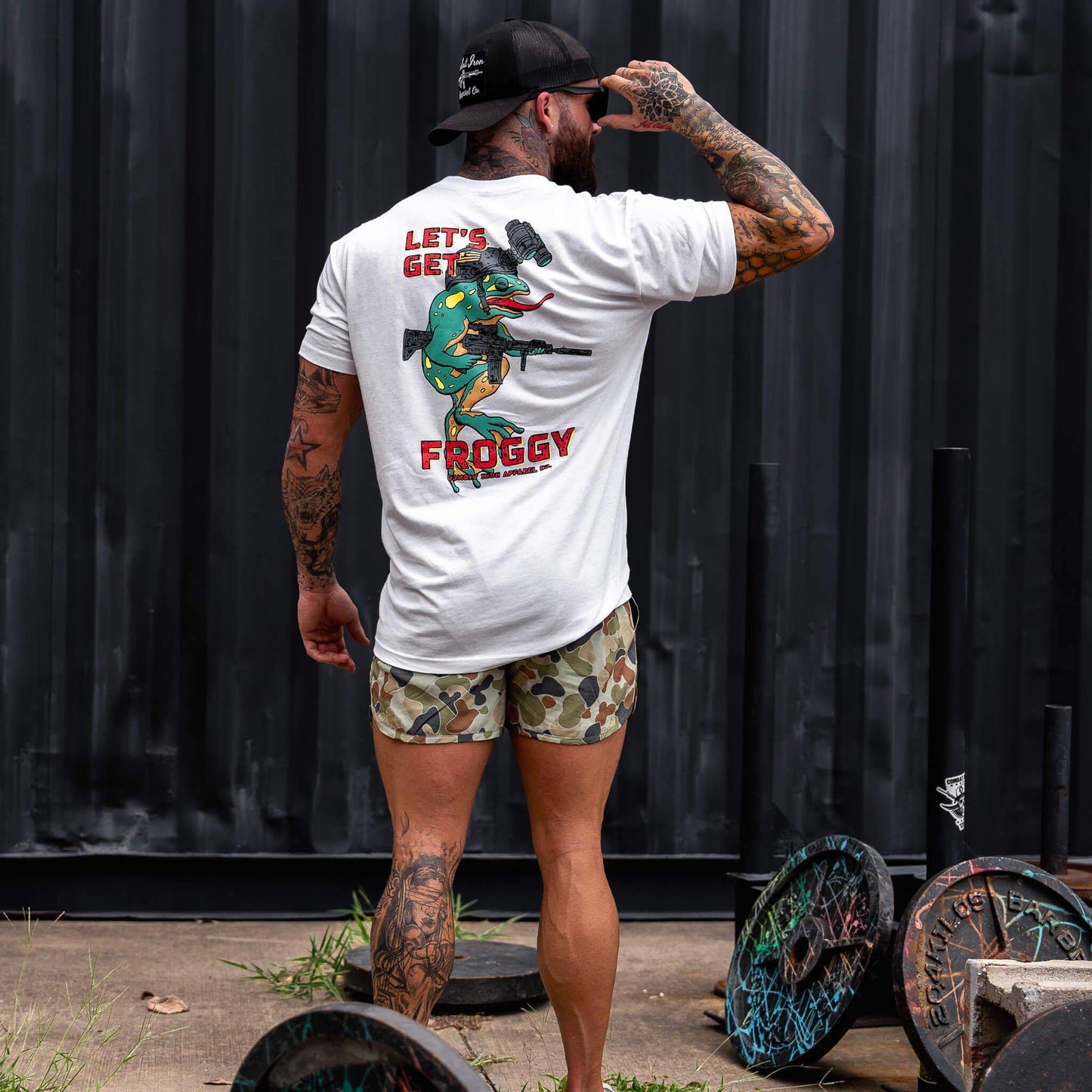 Let's Get Froggy Operator Style Men's T-Shirt