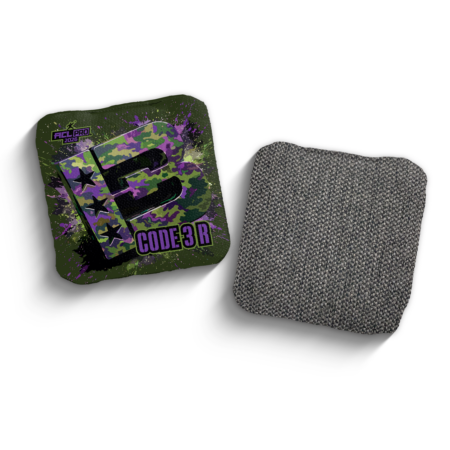 2026 Brotherhood Cornhole Code 3 3D Camo Edition ACL Pro Stamped Cornhole Bags