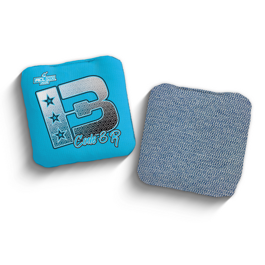 2026 Brotherhood Cornhole Code 3 Blue Hex Edition ACL Pro Stamped Cornhole Bags