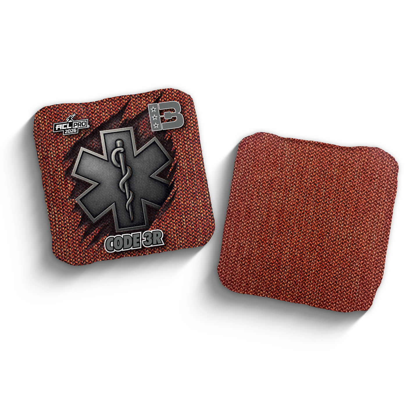 2026 Brotherhood Cornhole Code 3 First Responder Medical Edition ACL Pro Stamped Cornhole Bags