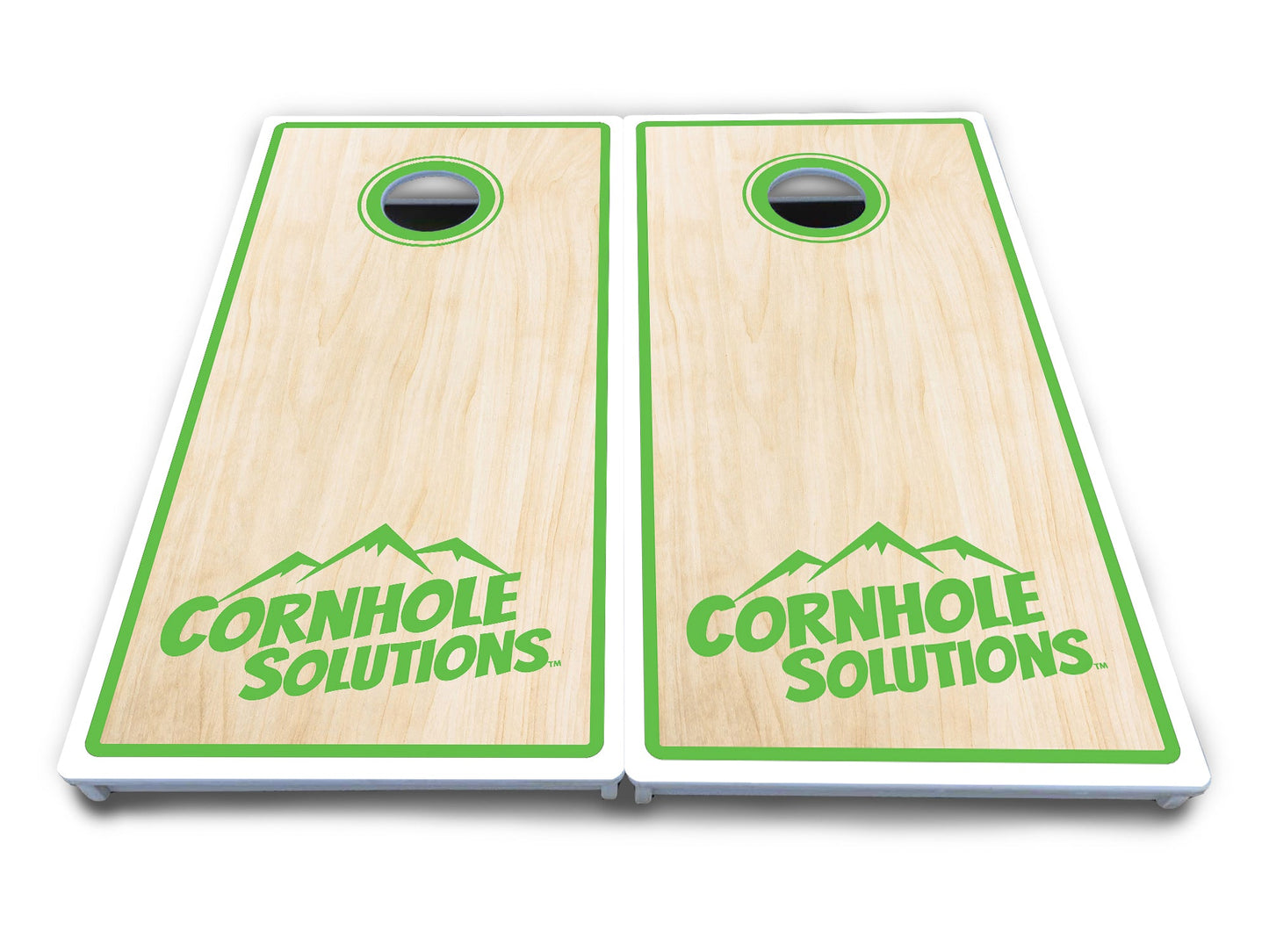 Pinstripe CS Logo Cornhole Boards - All Weather Series