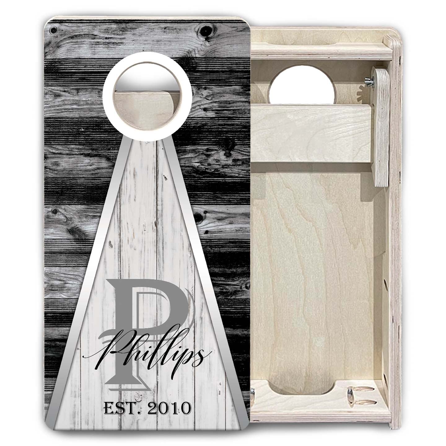 Wedding Triangle - Mini or Vacation Size Cornhole Boards