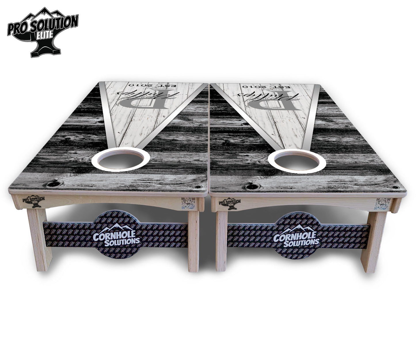 Wedding Triangle Cornhole Boards - Pro Solution Elite Series