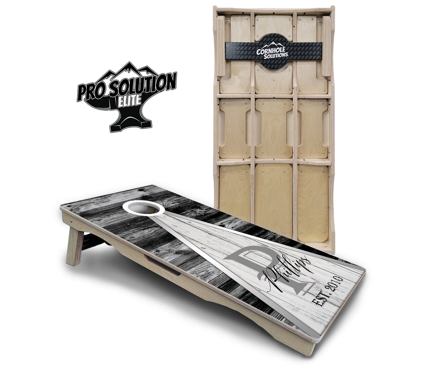 Wedding Triangle Cornhole Boards - Pro Solution Elite Series