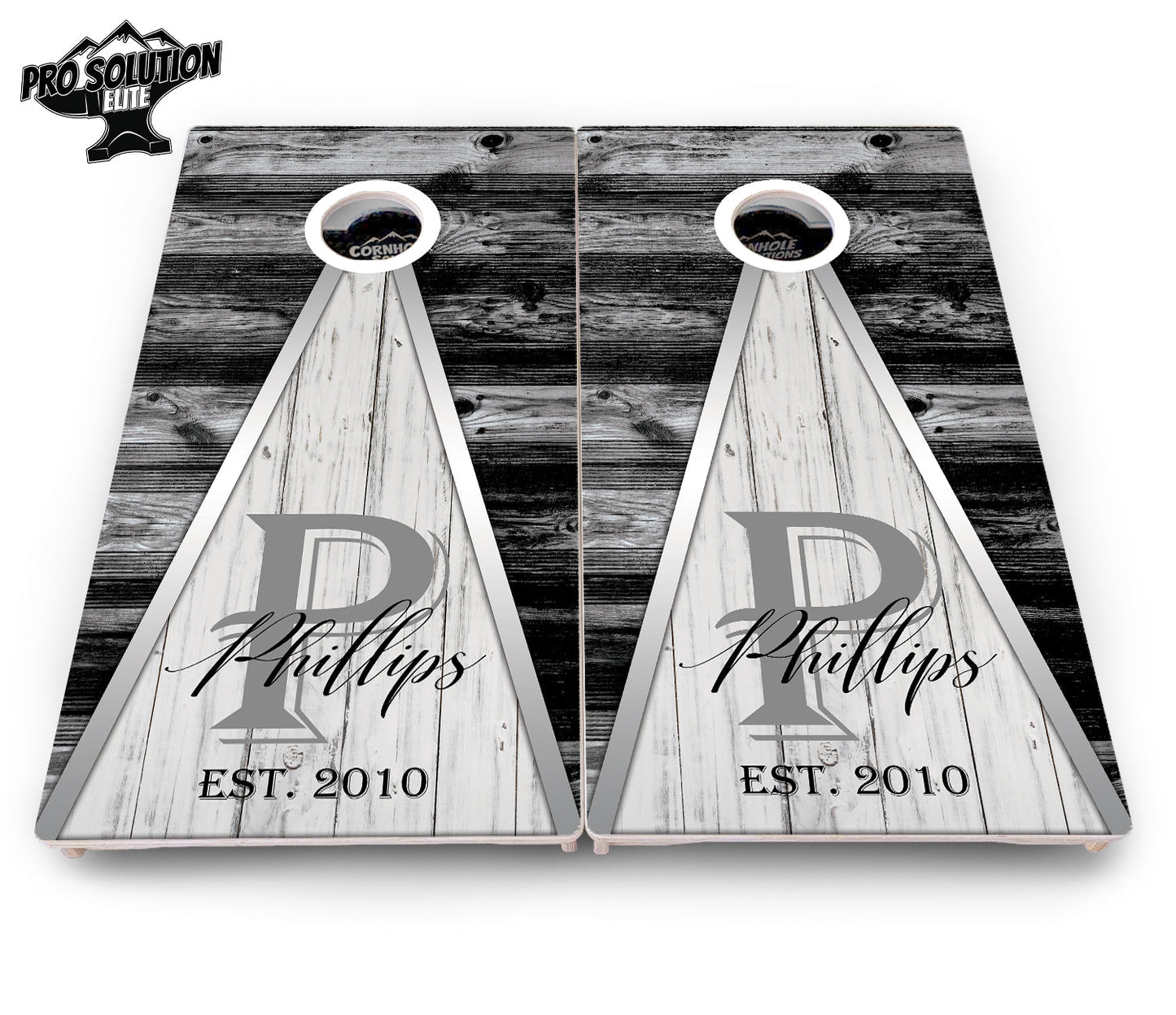 Wedding Triangle Cornhole Boards - Pro Solution Elite Series