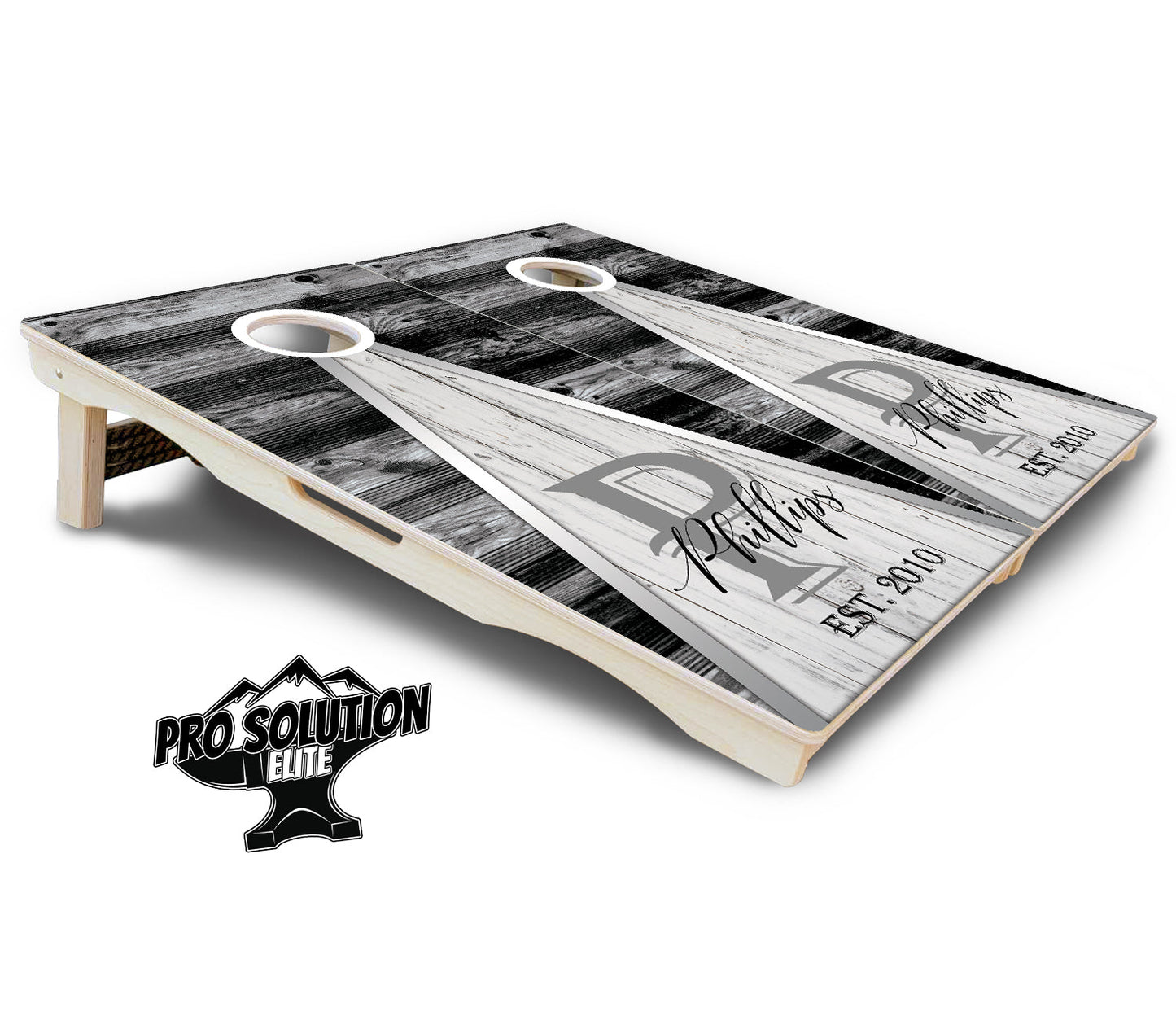 Wedding Triangle Cornhole Boards - Pro Solution Elite Series