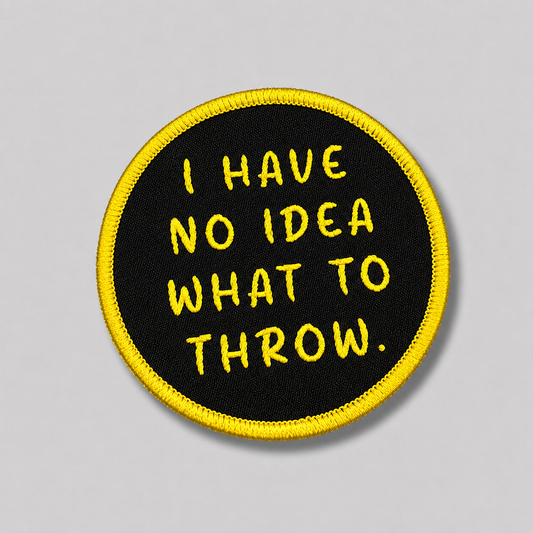 No Idea What To Throw Disc Golf Patches®