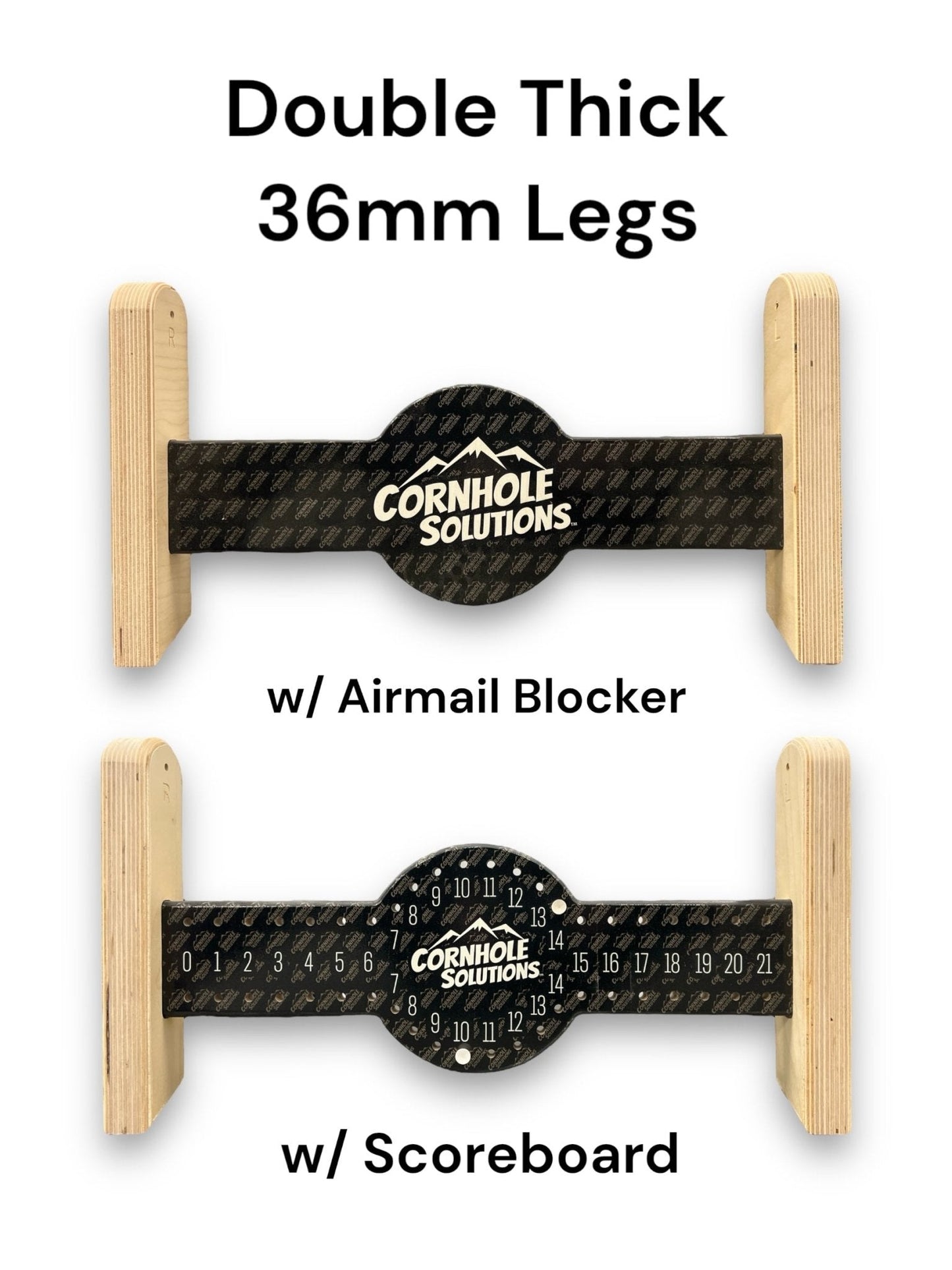 Texas Flag Deer & Fish Cornhole Boards - Pro Solution Lite Series