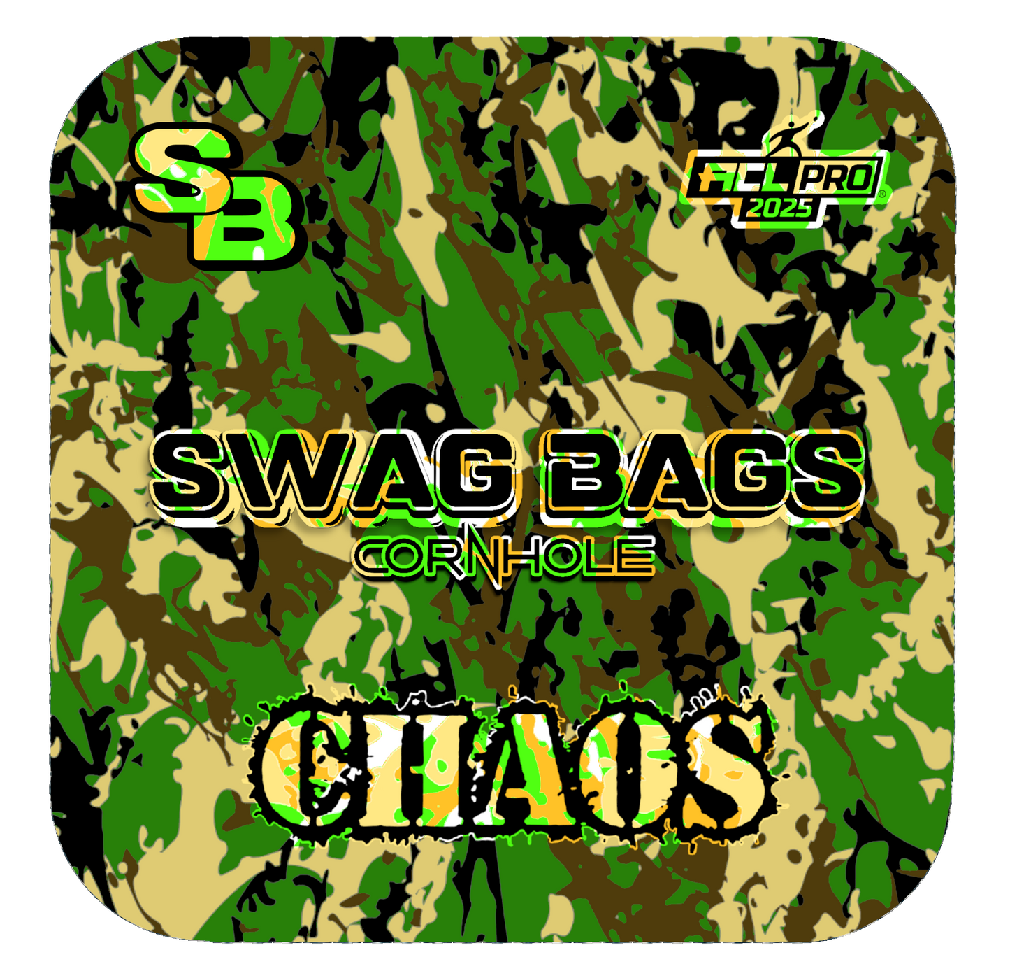 Swag Bags Cornhole - Cool Camo - CHAOS