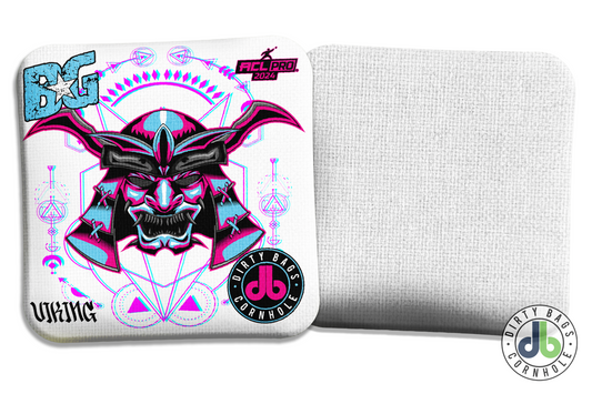 BG Cornhole Viking - Neon Oni Mask