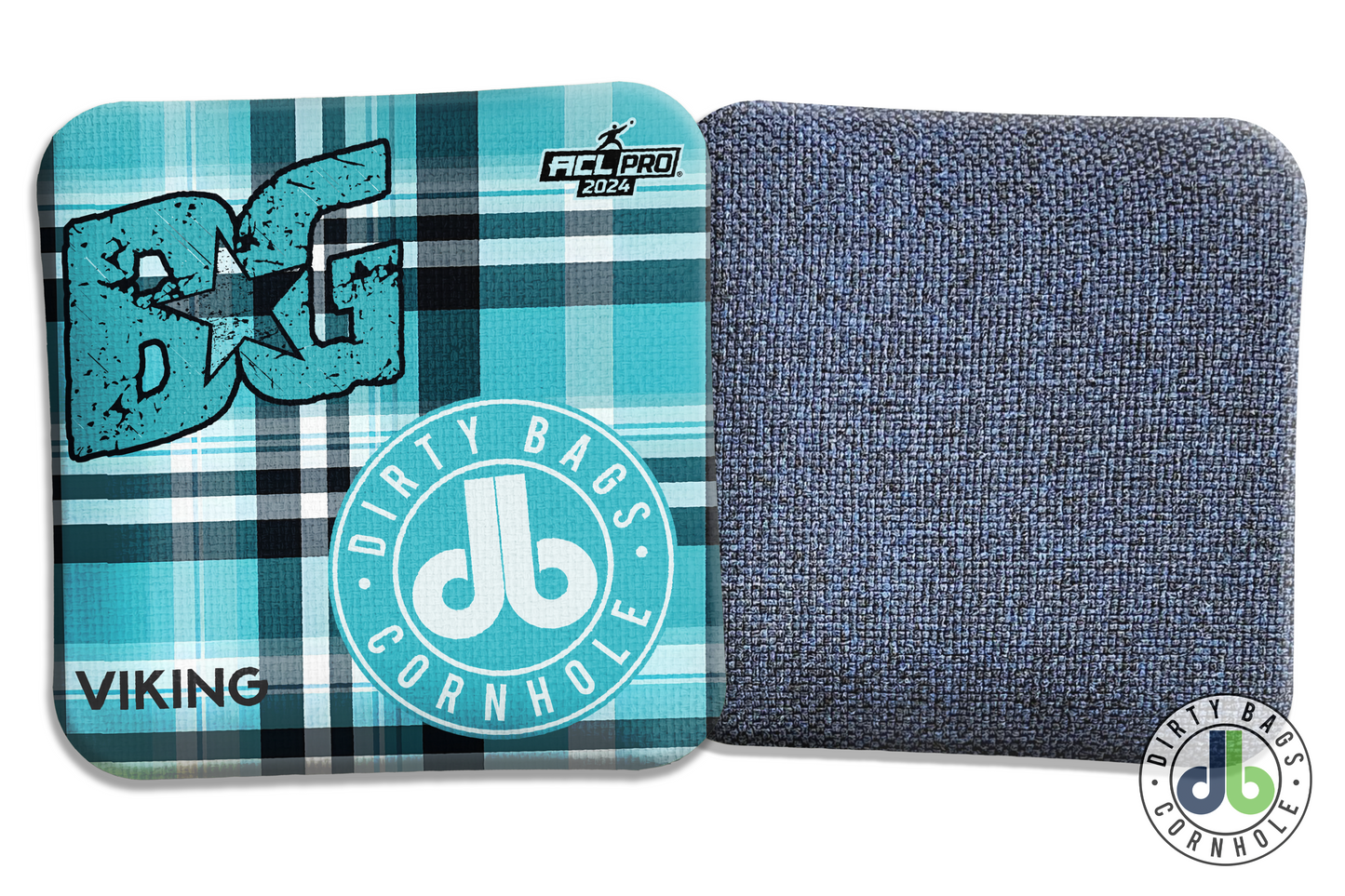 Cornhole Bags - BG Viking Plaid Colorful