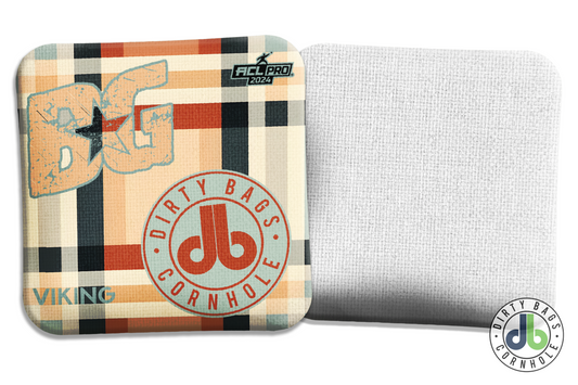 Cornhole Bags - BG Viking Plaid