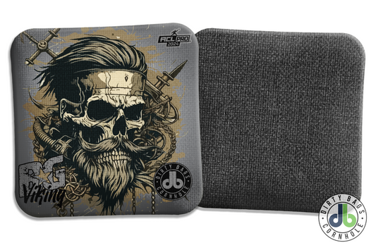 BG Cornhole Viking - Pirate Viking Skull