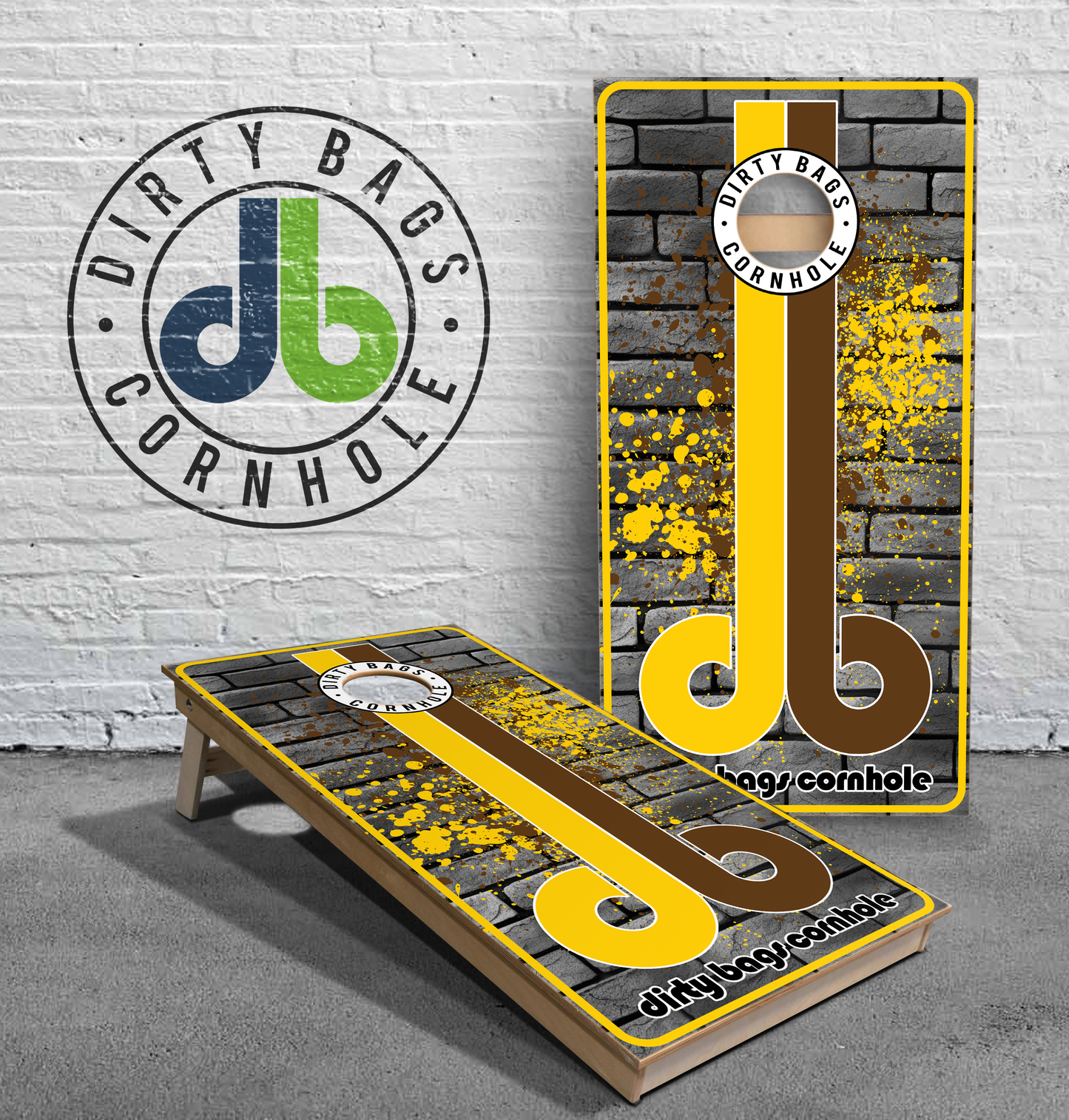 Professional Cornhole Boards - db - SD Graffiti Edition