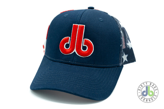 db Cornhole Hat - USA Mesh Hat