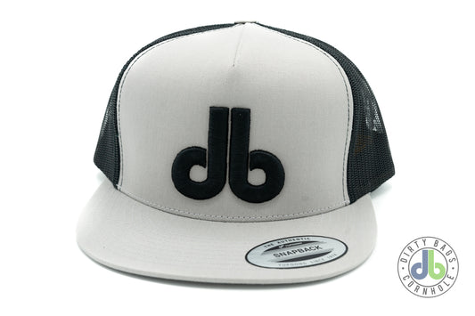 db Cornhole Hat - Gray and Black