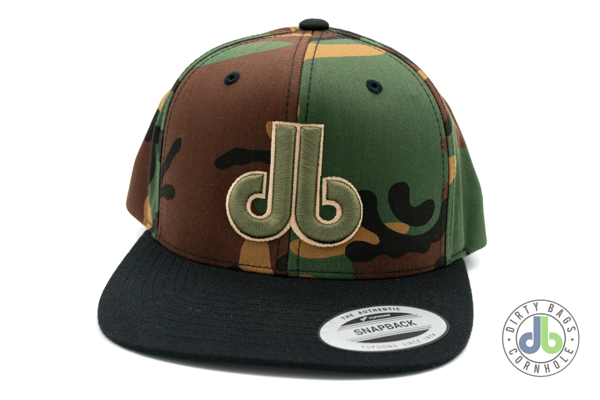 db Cornhole Hat - Two Tone Camouflage