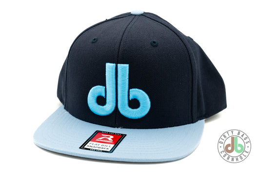 db Cornhole Hat - Royal and Baby Blue