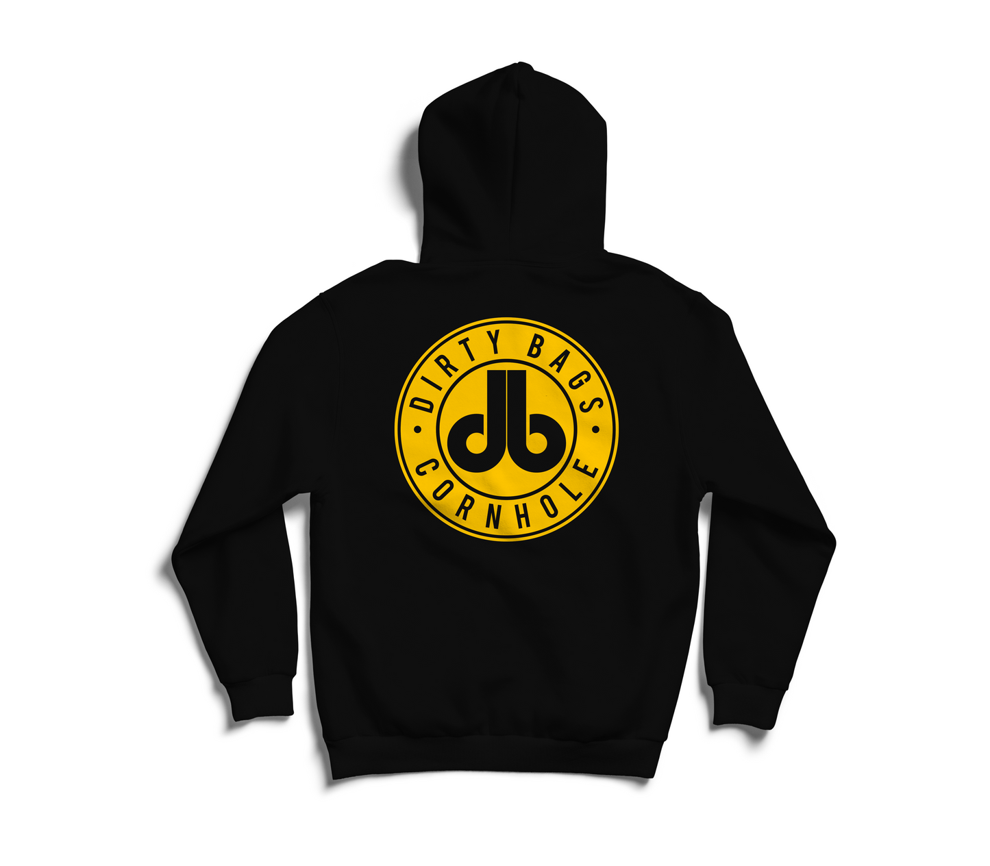 Cornhole Hoodie - Bright Orange DB Logo