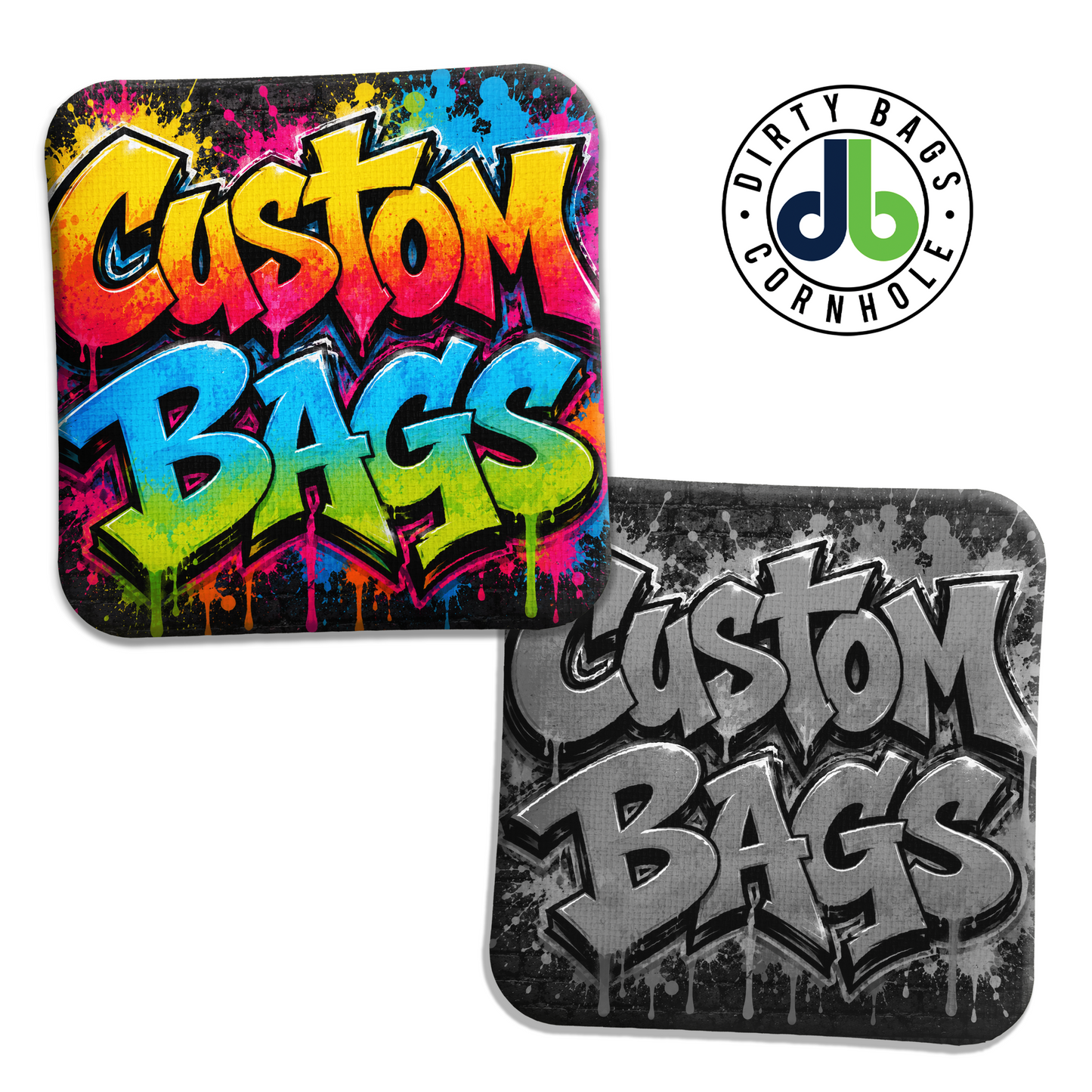 Dual Sided Custom Cornhole Bags - Speed Rating 6/9