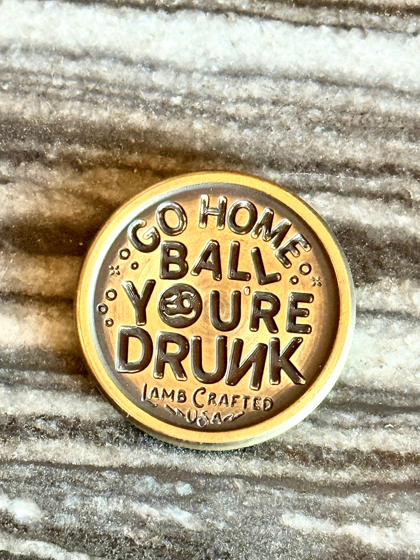 Tyson Lamb Crafted Woozy Ball Marker Brass