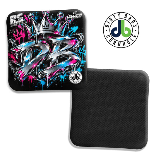 BG Cornhole Bags - Kingslayer - DB Chrome Crown